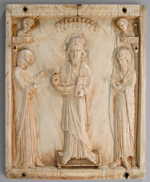 Byzantine Deesis icon from the Metropolitan Museum of Art