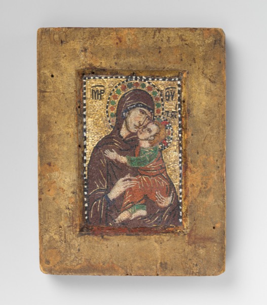 Byzantine icon of the Virgin Eleousa from the Metropolitan Museum of Art